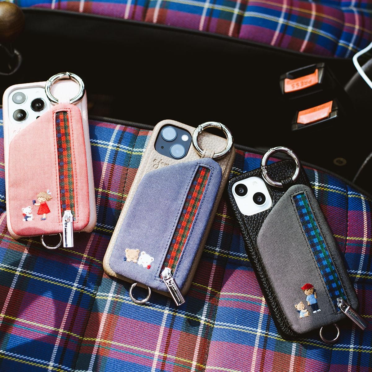 ajew × familiar】iPhone12/12Pro ケース ピンク-ポケモンカードまとめ売り