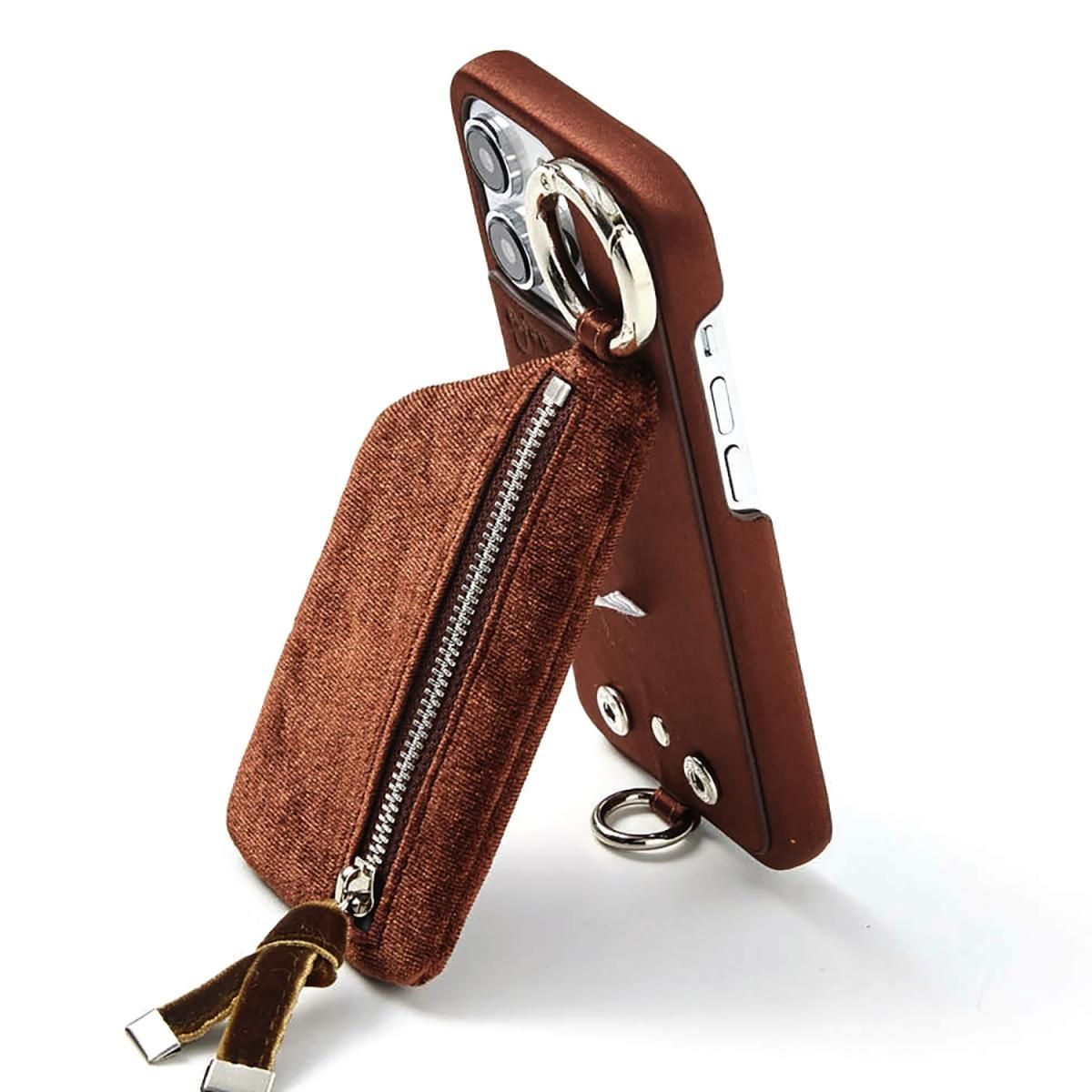 iPhone12.12Pro / brown 【dress case】 (発送はご注文から3営業日以内