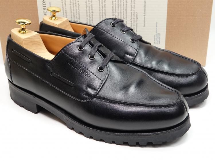 786 / 1016 使用数回 JMウエストン ヨット YACHT ブラック カーフ 7.5D