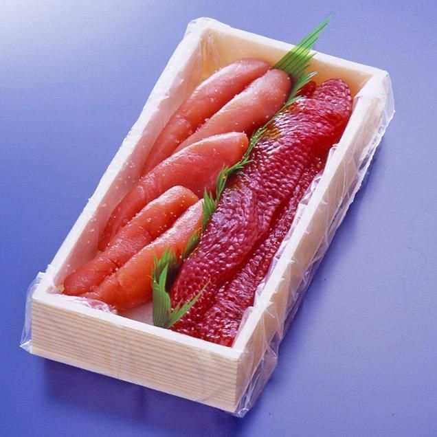 筋子・たらこ詰合せ | 420g - 塩引き鮭・新巻鮭のお取り寄せ｜村上 又上