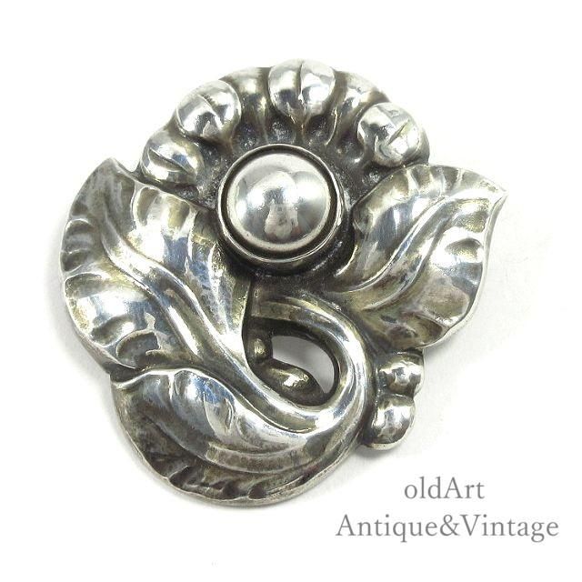 専用。ジョージジェンセン 大胆なブローチ 337B シルバー。長期保存