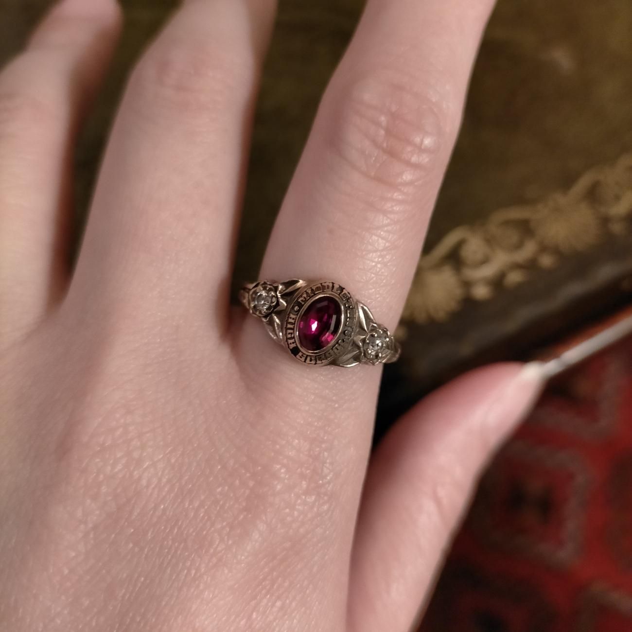 USA製1997年ヴィンテージMiddleton HSダイヤモンドレディースカレッジ