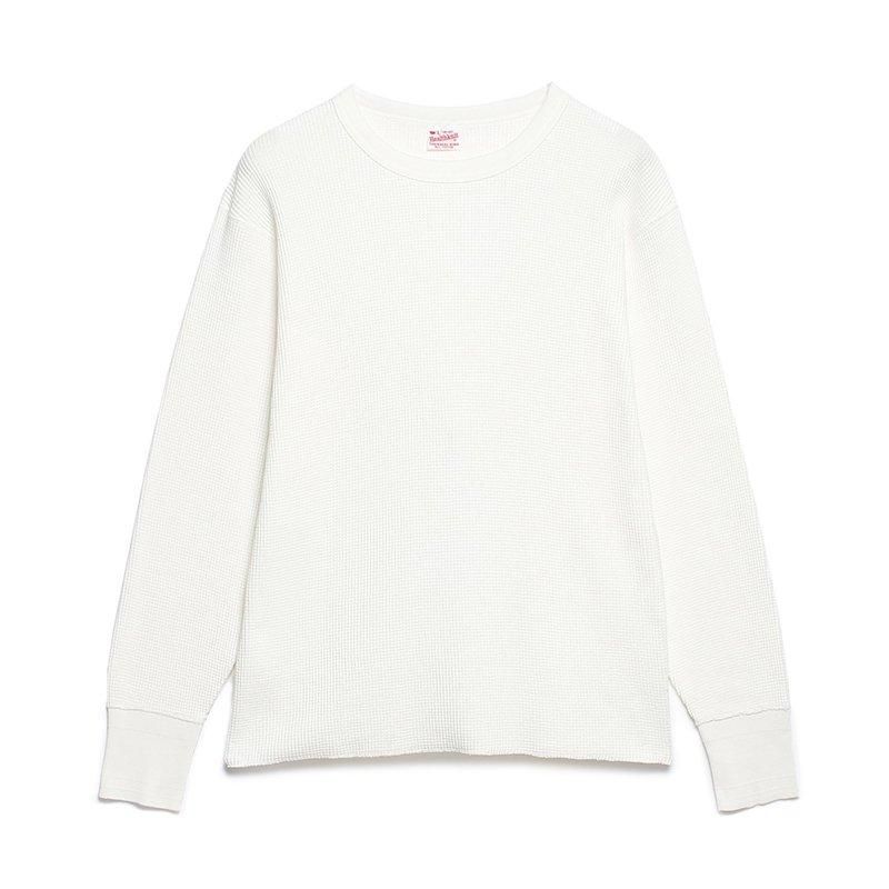 サーマルキングワッフル クルーネック長袖 #52017