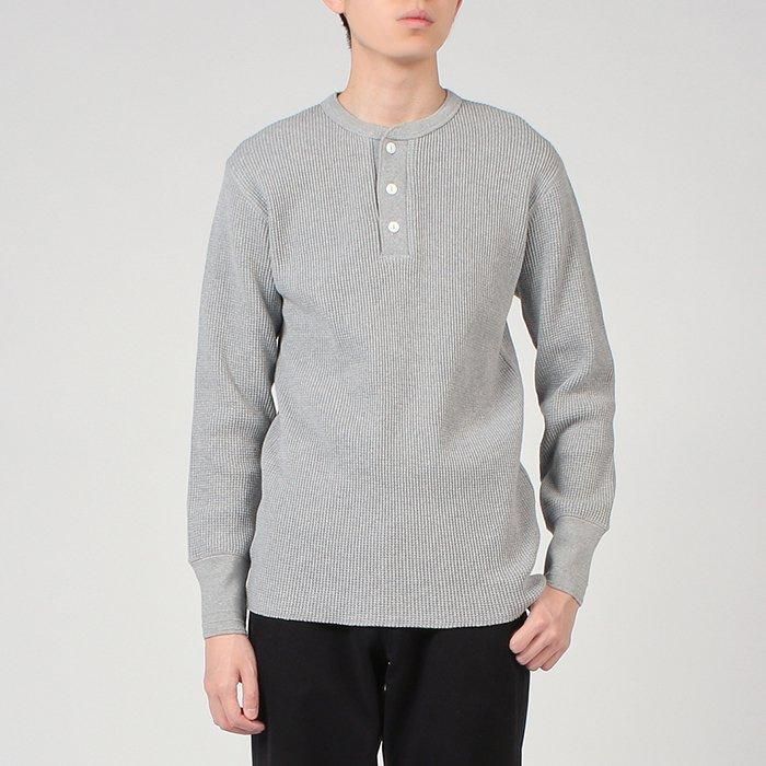 Healthknit（ヘルスニット）/ Super Heavy Waffle Henley L/S