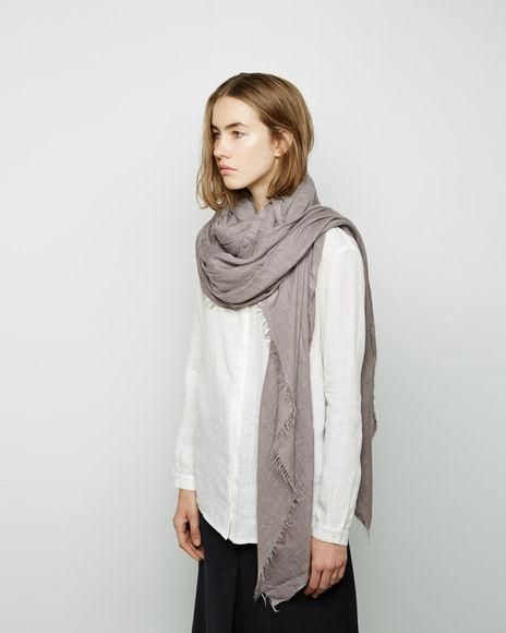 AZZURRA（アズーラ） フリンジストール グレーベージュ】雑誌多数掲載