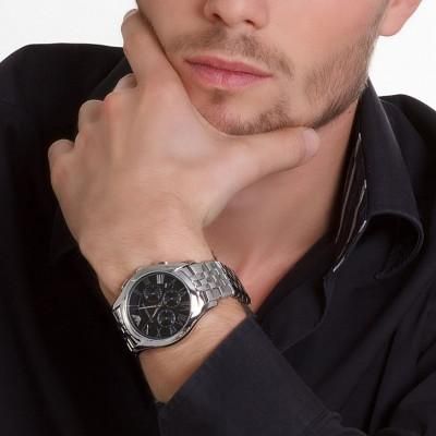 エンポリオアルマーニ腕時計/メンズ/AR1786/ブラックダイアル