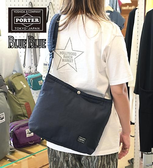 PORTER・BLUE BLUE インディゴリップストップ ブックバッグ 700072700
