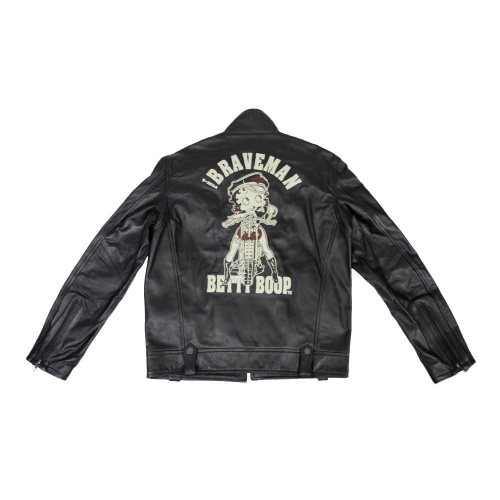 カウレザーライダースジャケット （ブラック） M BBB-2150 BB