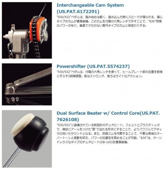 Pearl (パール) ツインペダル パワーシフター・デーモンスタイル