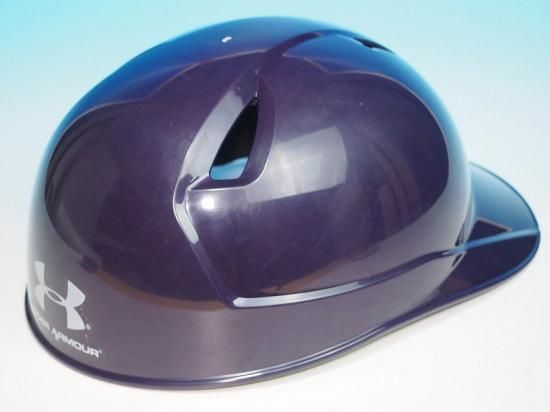 ○Under Armour アンダーアーマー 紫○キャッチャーヘルメット 硬式用