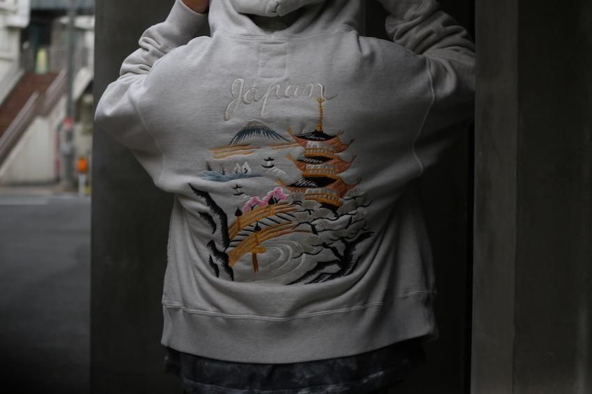 BOWWOW | バウワウ | SUKAJAN EMB ZIP HOODIE AGED | 公式通販 | RAY COAL