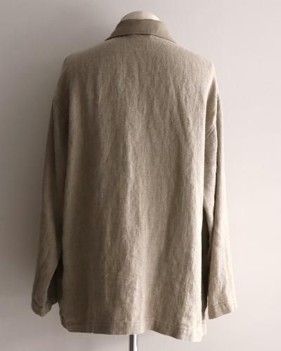 HERILL Linen Duffel Jacket - Natural - PURAS