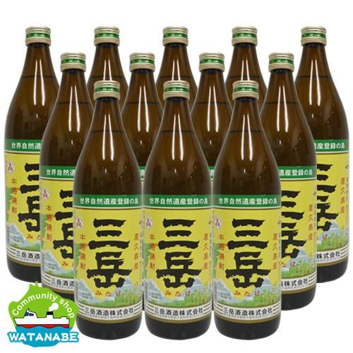 三岳 900ml・12本（箱なし） - 焼酎三岳を本場屋久島から直送