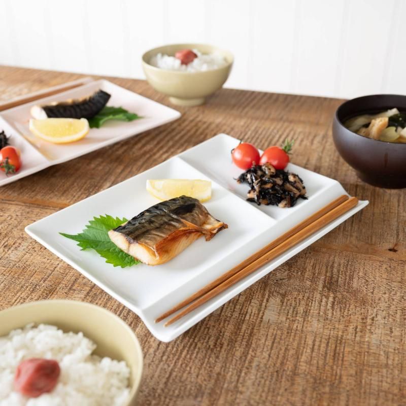 深山 isola-イゾラ- パレットプレートL 白磁(裏印なし)[定番] - 業務用