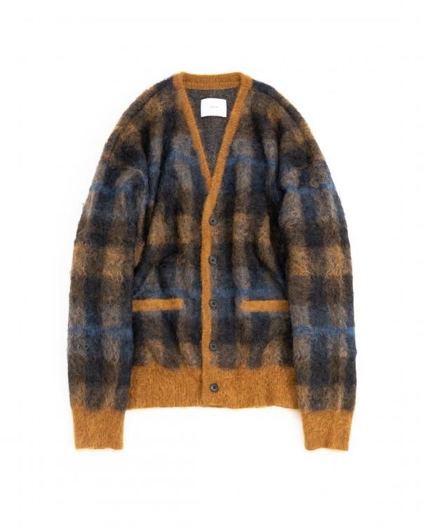 stein(シュタイン)/KID MOHAIR CARDIGAN/Check 通販 取り扱い-CONCRETE