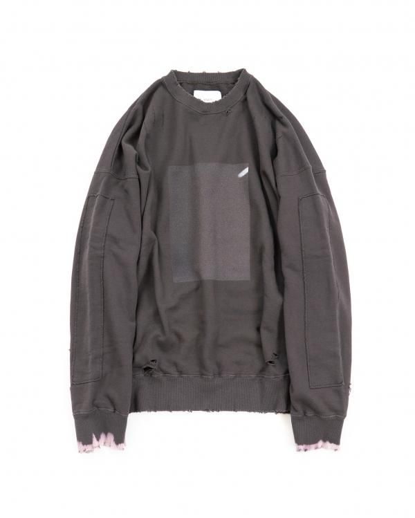 stein(シュタイン)/OVERSIZED REBUILD SWEAT LS/Grey khaki 通販