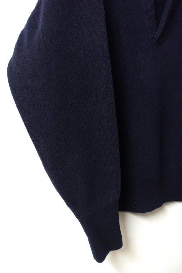 ssstein(シュタイン)/EXTRA FINE WOOL KNIT SKIPPER LS/DARK NAVY 通販