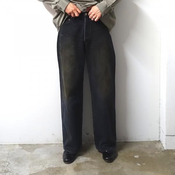 ssstein(シュタイン)/LOOSE DENIM JEANS/BLACK 通販 取り扱い-CONCRETE