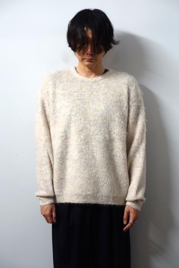 ssstein(シュタイン)/KID MOHAIR KNIT CREW NECK LS/MIX WHITE 通販