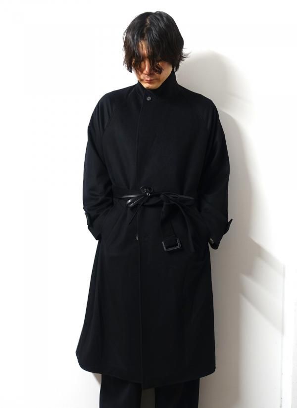 ssstein(シュタイン)/OVERSIZED PEAK LAPEL COAT/BLACK 通販 取り扱い