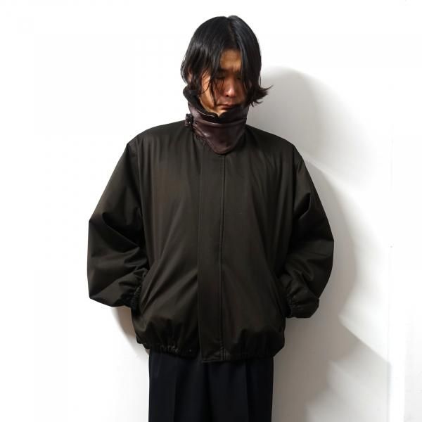 ssstein(シュタイン)/MOUTON COLLAR PADDED JACKET/DARK BROWN