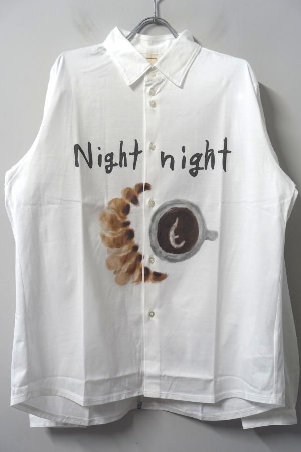 SHINYAKOZUKA シンヤコヅカ プリントシャツ WHITE 通販