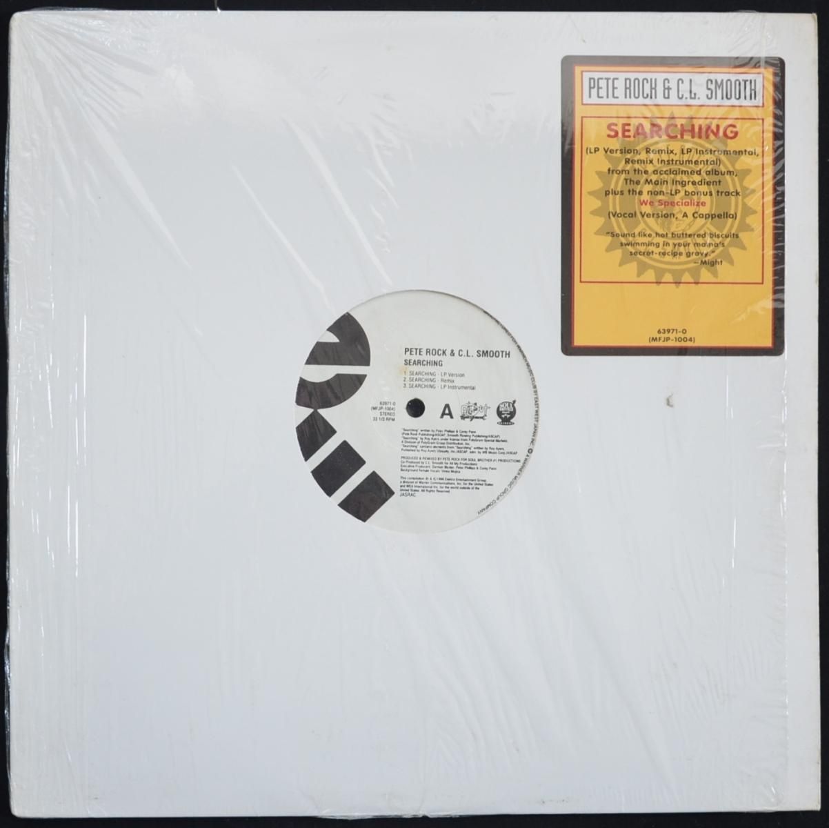 PETE ROCK & C.L. SMOOTH / SEARCHING / WE SPECIALIZE (12