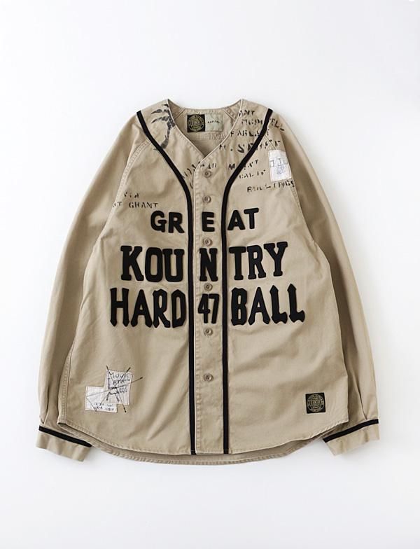 KAPITAL - チノ GREAT KOUNTRY ダメージドベースボールロングスリーブ