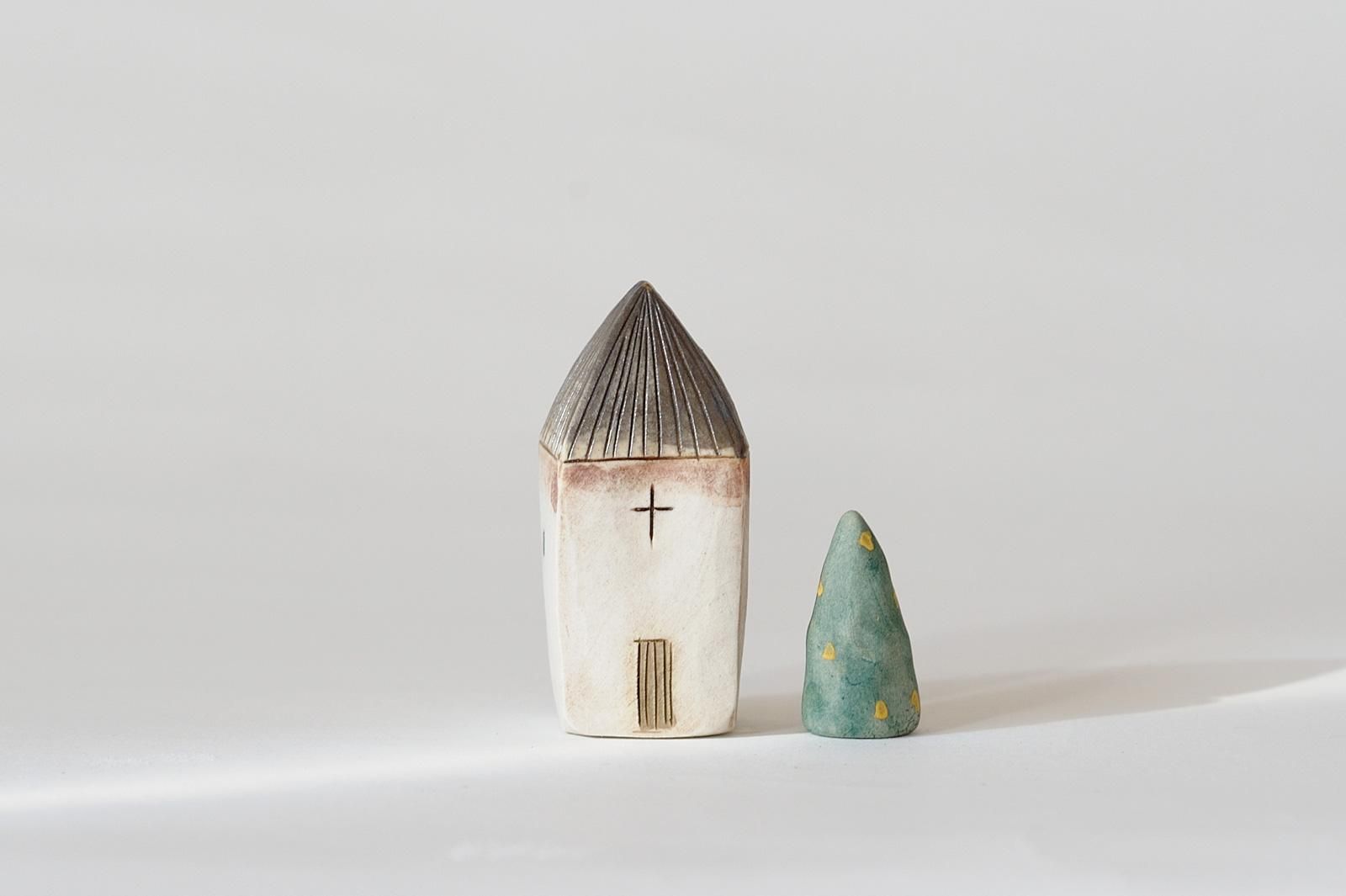 教会のオブジェ - 草舟オンラインショップ（金子佐知恵）| 陶器の雑貨