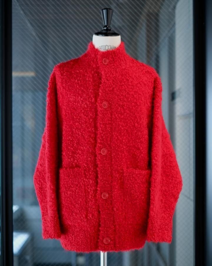 Massive Mohair Cardigan red - IDIOME | ONLINE SHOP 熊本のセレクト