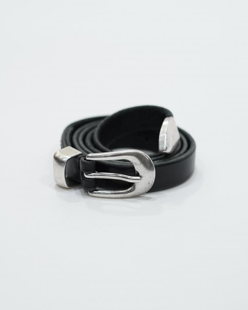 2CM BELT (Black Leather) - IDIOME | ONLINE SHOP 熊本のセレクトショップ