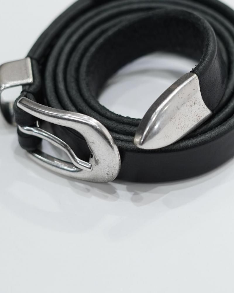 2CM BELT (Black Leather) - IDIOME | ONLINE SHOP 熊本のセレクトショップ