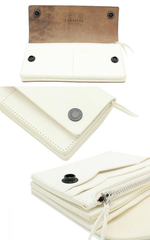 トラッカーウォレット 無骨ホースバット × シルバー925ボタン PARASITE