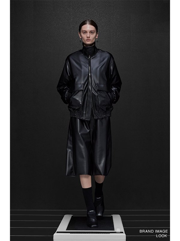 FAUX-LEATHER JACKET-ファウレザージャケット-HYKE（ハイク）通販| st