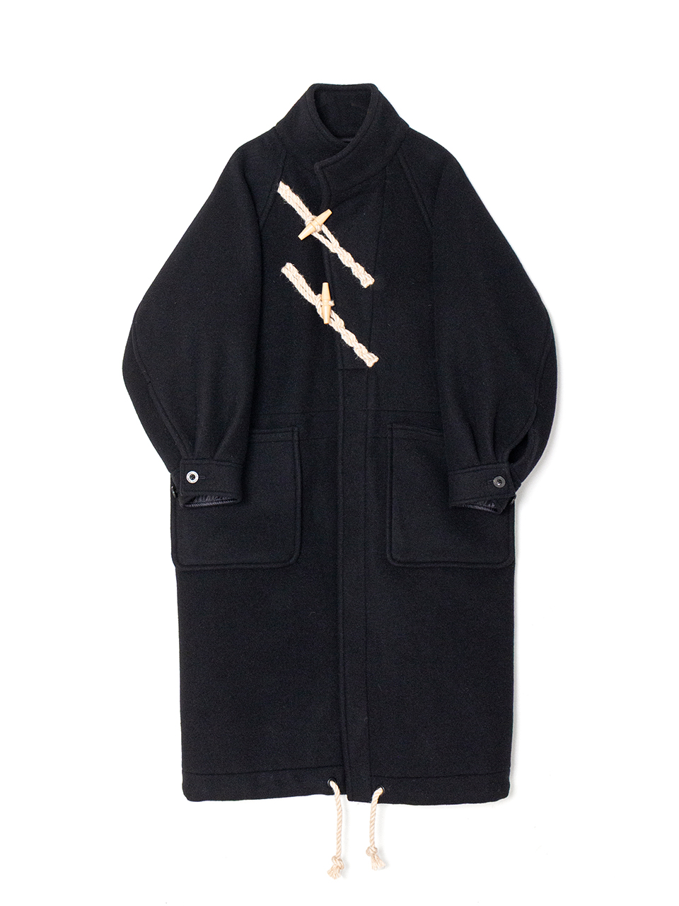 DOUBLE FACE DUFFEL COAT-ダブルフェイスダッフルコート-HYKE（ハイク