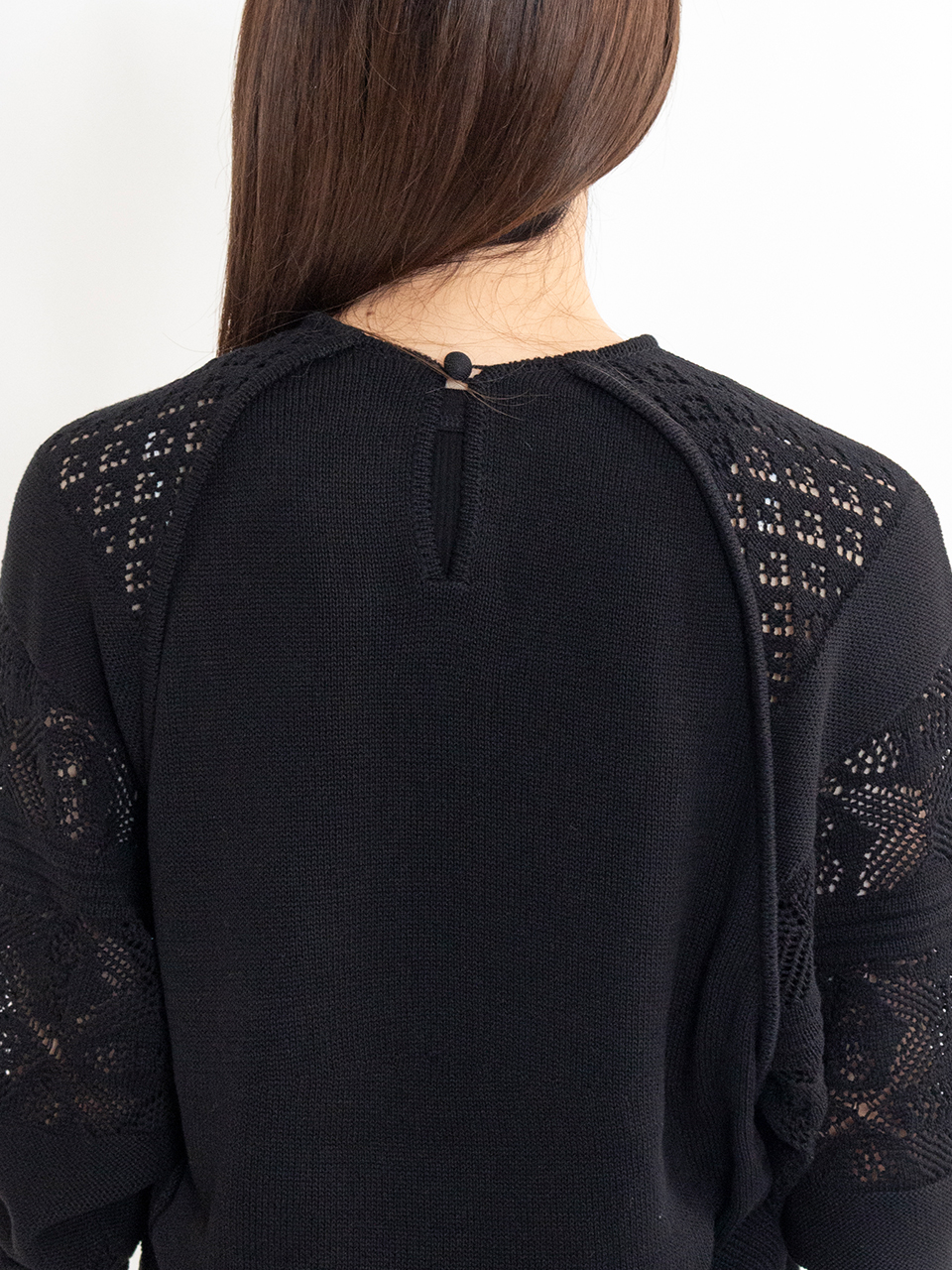 Lace Knitted Top-レースニットトップ-Mame Kurogouchi