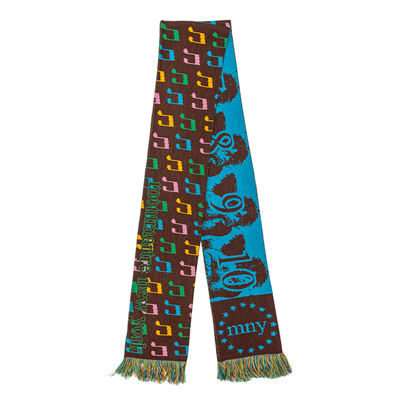 Blue to 10 scarf-ブルー10スカーフ-MONTMARTRE NEW YORK