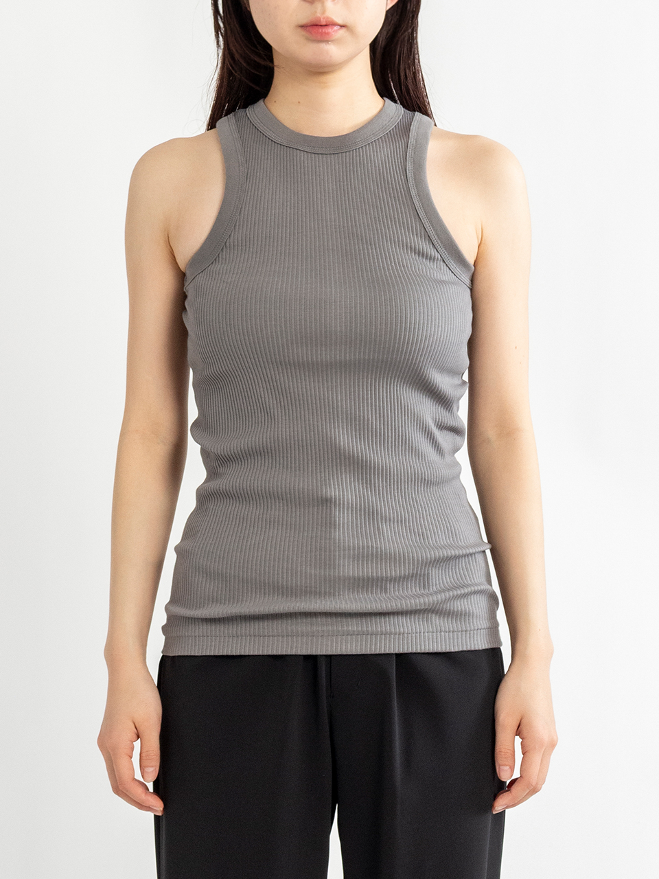 CREW NECK TANK TOP-クルーネックタンクトップ-HYKE（ハイク）通販| st
