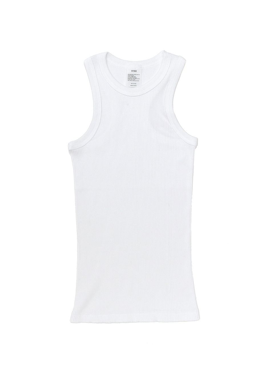 CREW NECK TANK TOP-クルーネックタンクトップ-HYKE（ハイク）通販| st