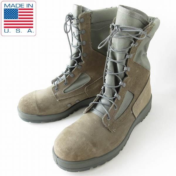 新品 USA製 BELLEVILLE 米軍 スチールトゥ ミリタリーブーツ 11W 幅広