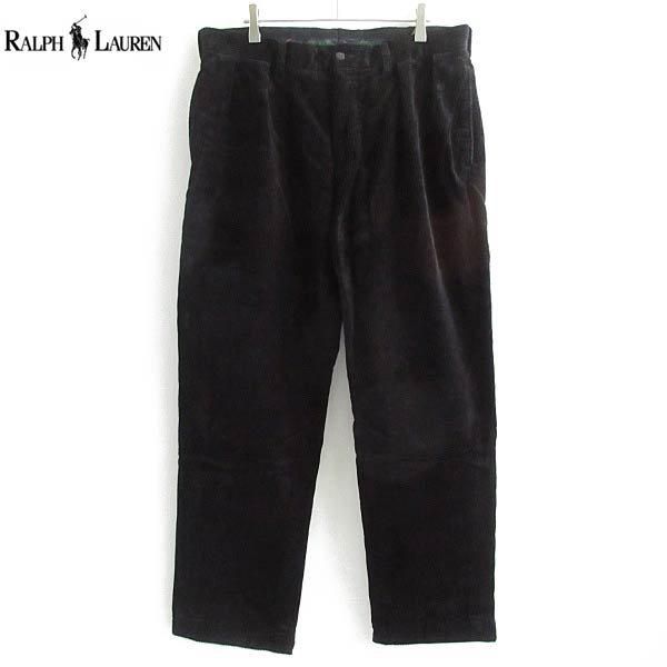 美品 90s Polo ポロ | ラルフローレン ツータック 太畝 コーデュロイ
