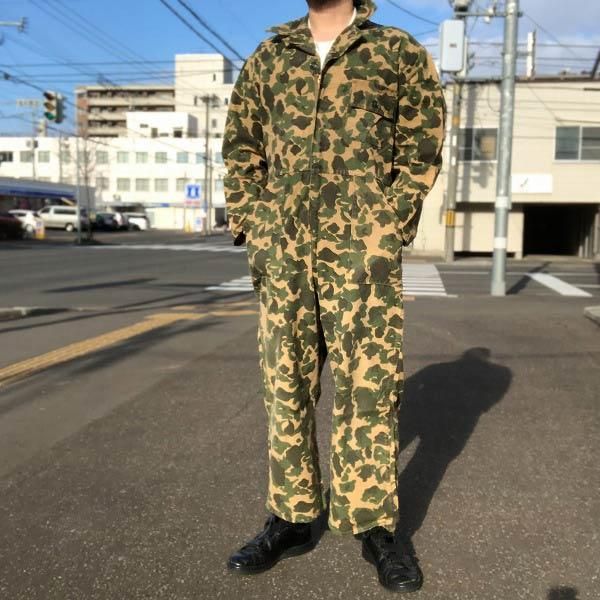 60's/Bullseye Bill/ダックハンター/カモ/迷彩/つなぎ/オールインワン