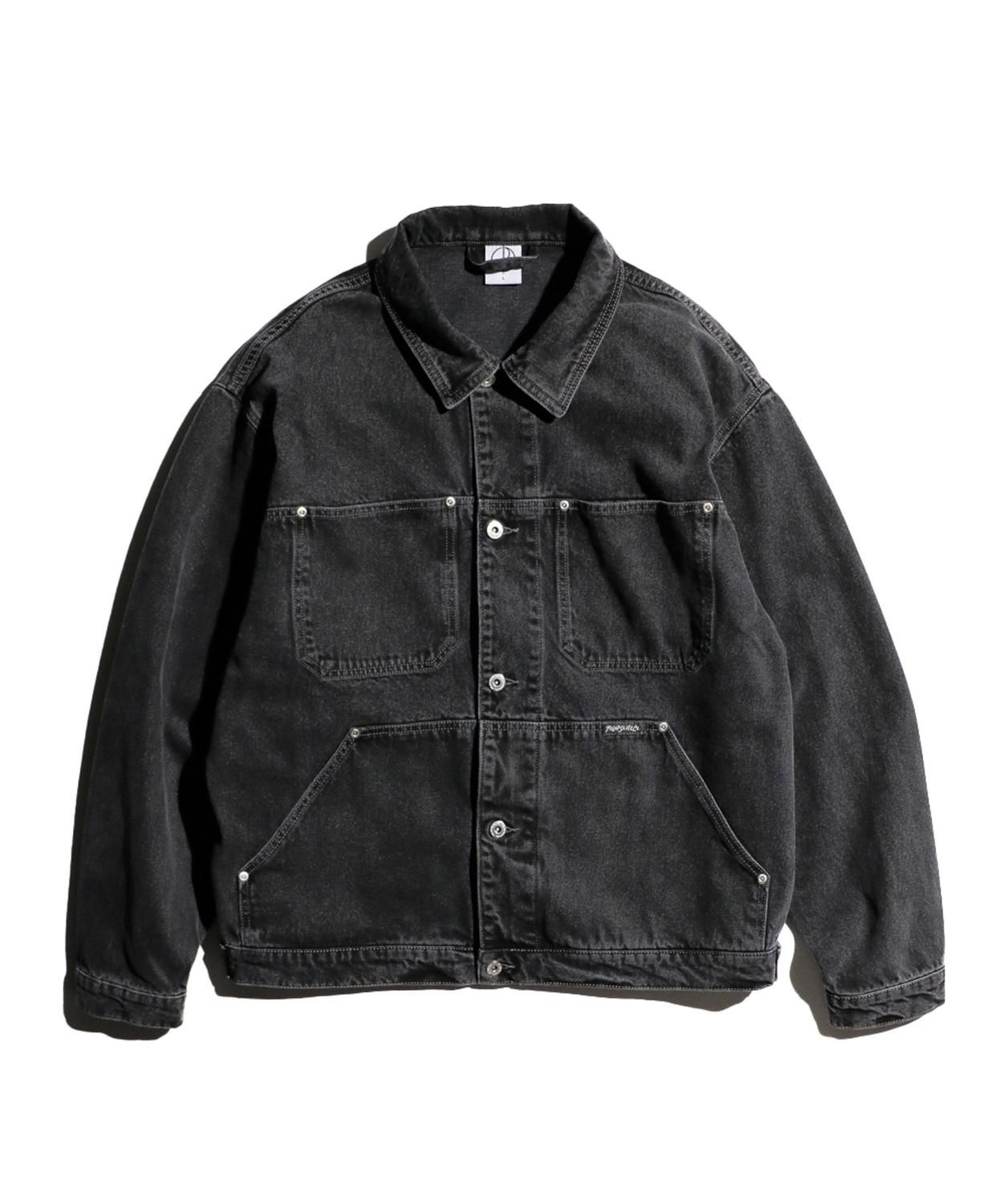 Polar Skate Co. / PATRIK JACKET DENIM SILVER BLACK