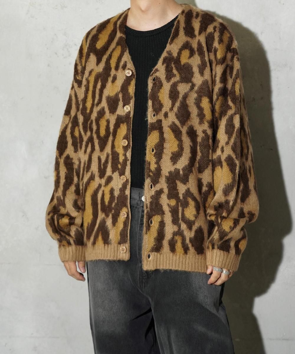 TOWNCRAFT / VINTAGE PATTERN SHAGGY CARDIGAN