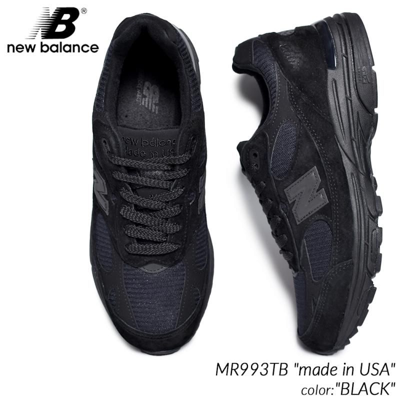 NEW BALANCE MR993TB ”TRIPLE BLACK” ニューバランス スニーカー ( 黒