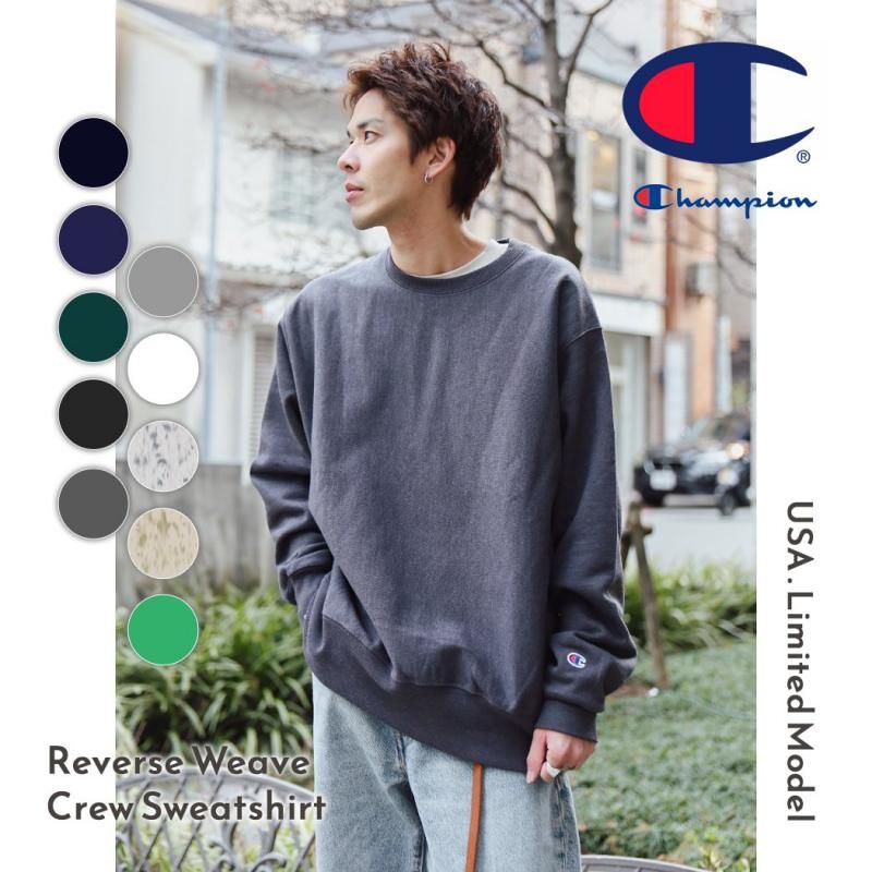 日本未発売 Champion REVERSE WEAVE CREW SWEAT チャンピオン リバース
