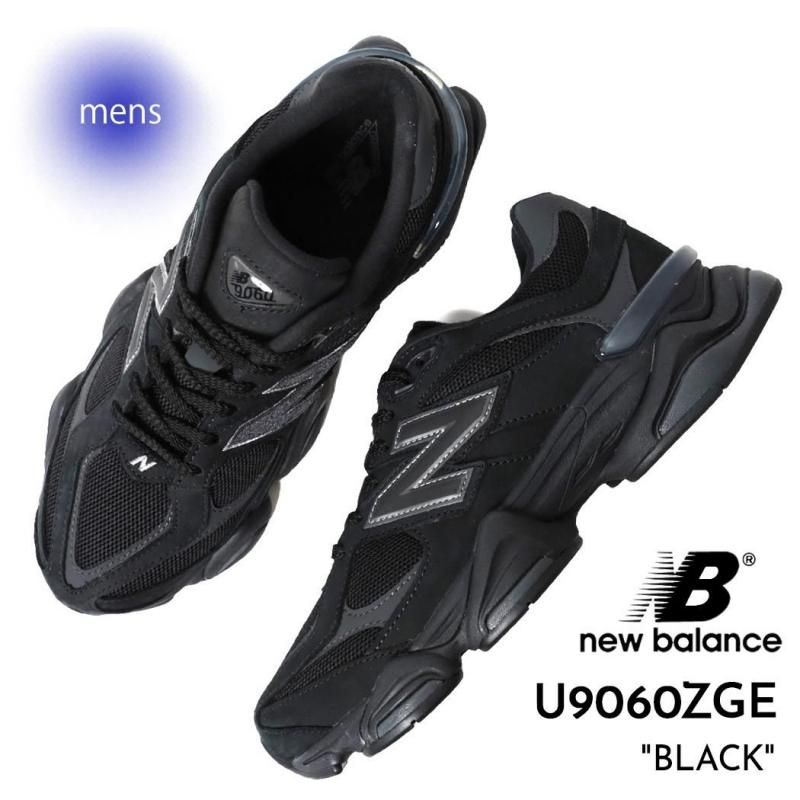 NEW BALANCE U9060ZGE BLACK ニューバランス スニーカー ( 黒 ブラック