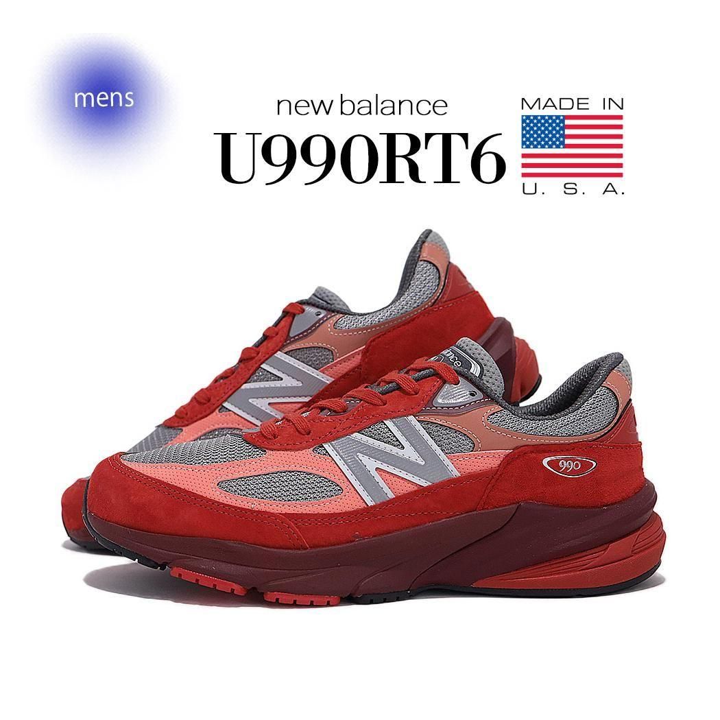 NEW BALANCE U990RT6 COMMUNITY RED ニューバランス スニーカー