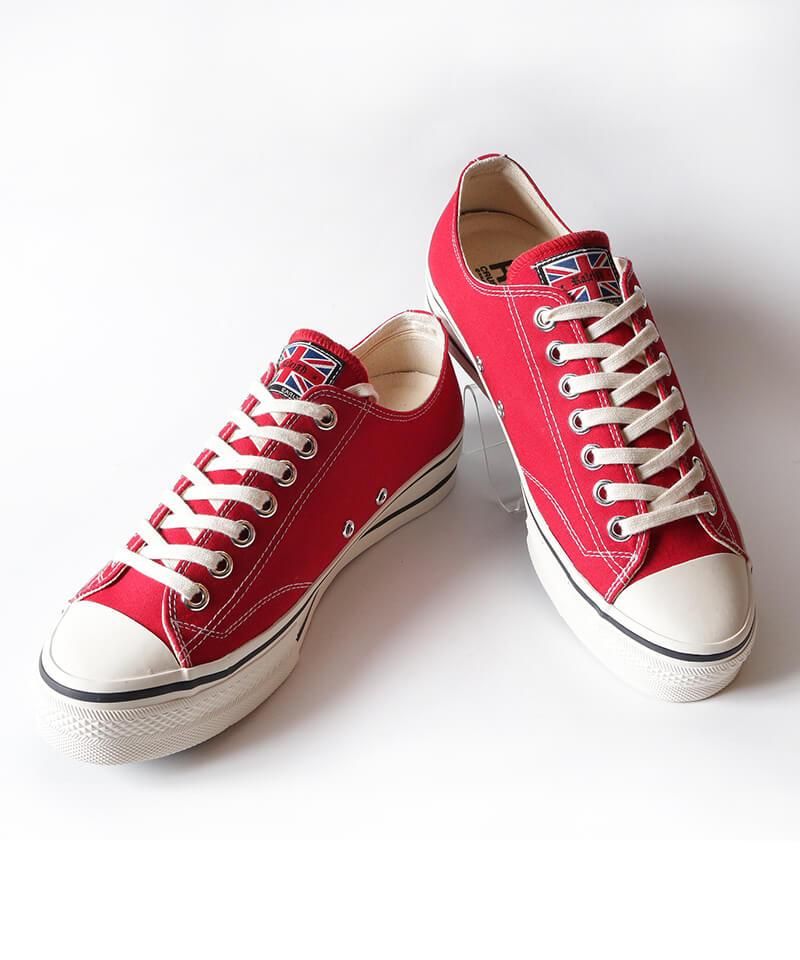 R.L.G CRUSH ALTERNATIVE” 原宿発ロンドン経由 Low-Cut SNEAKERS (RED