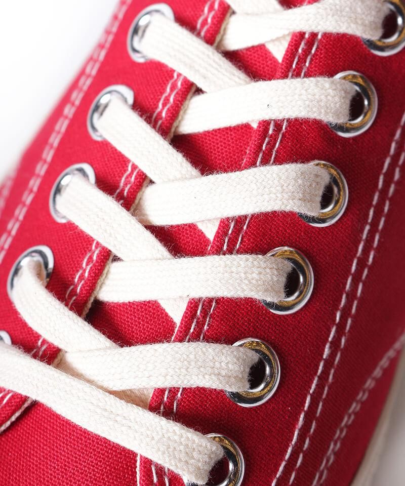 R.L.G CRUSH ALTERNATIVE” 原宿発ロンドン経由 Low-Cut SNEAKERS (RED